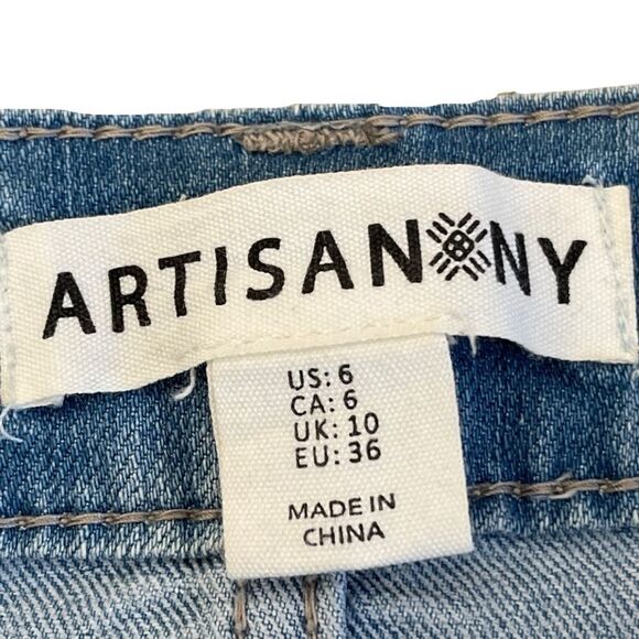 Artisan NY Cropped Denim Capris - Size 6 - Picture 5 of 6